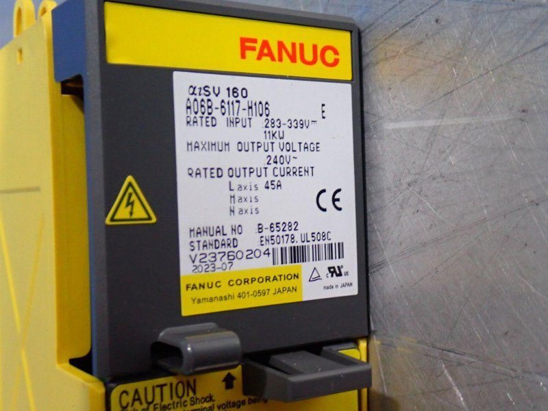 FANUC 45 A SERVO AMPLIFIER MODULE  -  A06B-6117-H106