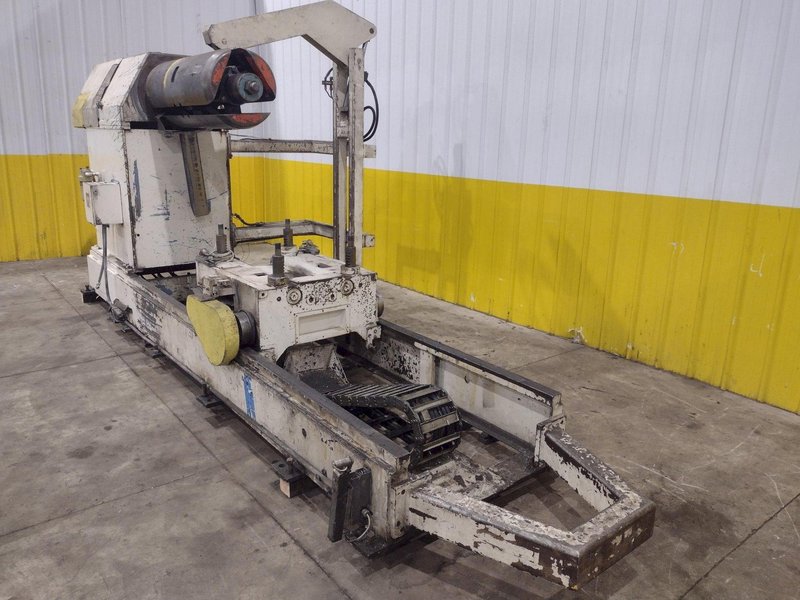 20,000 LB X 36" LITTELL MODEL #S200-36 UNCOILER COIL REEL &amp; CAR: YOBRO #25251