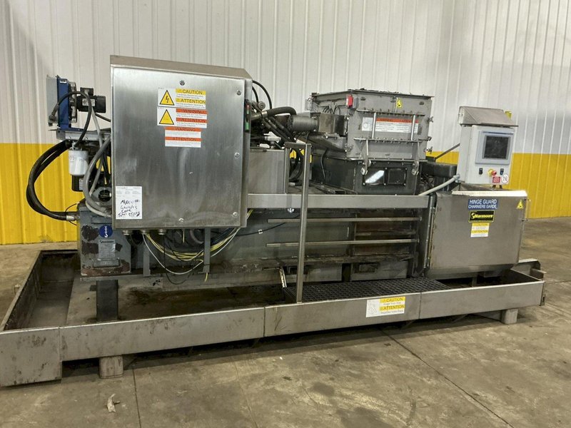 30" X 30" HARMONY ENTERPRISES MODEL #PERFSSHB24 STAINLESS STEEL EXTRACT PLUS HORIZONTAL BALER &amp; PERFERATOR, FOR ALUMINUM CAN &amp; BOTTLES LIQUID EXTRACTION: YOBRO #25023