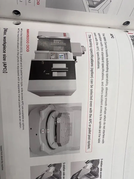 2010 MORI SEIKI NMV5000 DCG | Machining Centers, Vertical