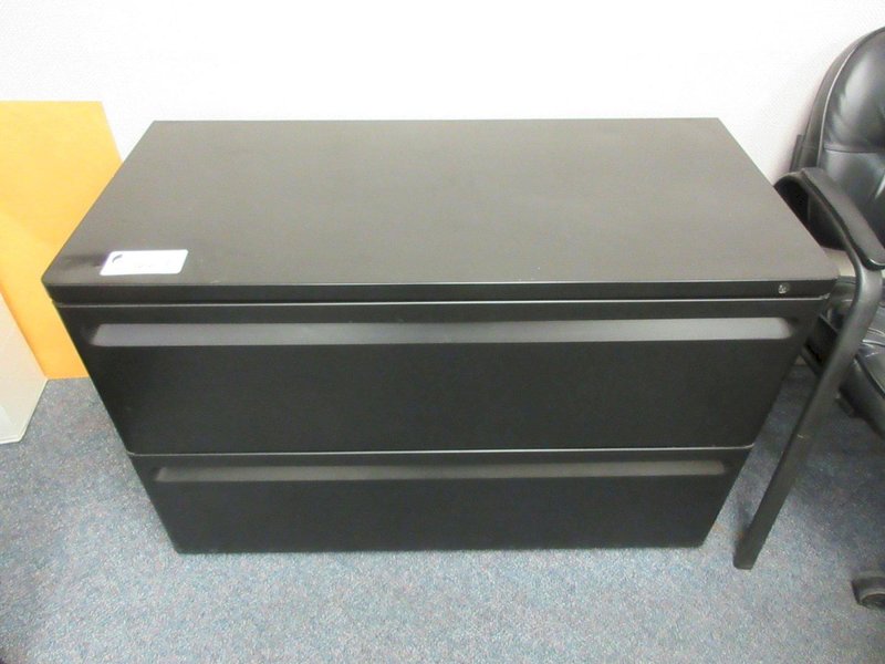 Horizontal 2 Drawer Metal File Cabinets (2pcs)- Auction Item