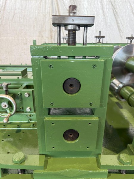 15 STAND  X 3" ARBOR  X 50" PEARSON LOC SEAM ROLL FORMING PANEL MILL. STOCK # 0663325