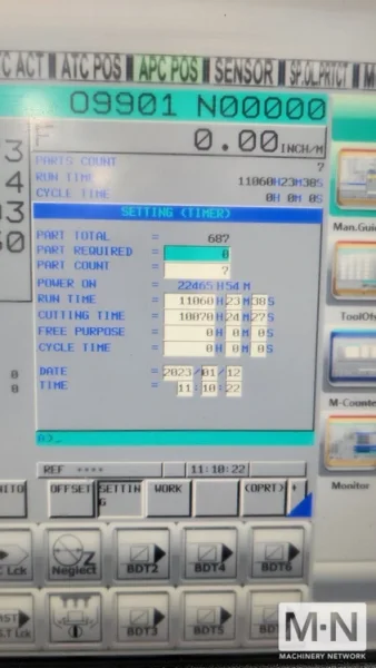 Matsuura H.Plus-500 PC2 CNC Horizontal Machining Center, 2015