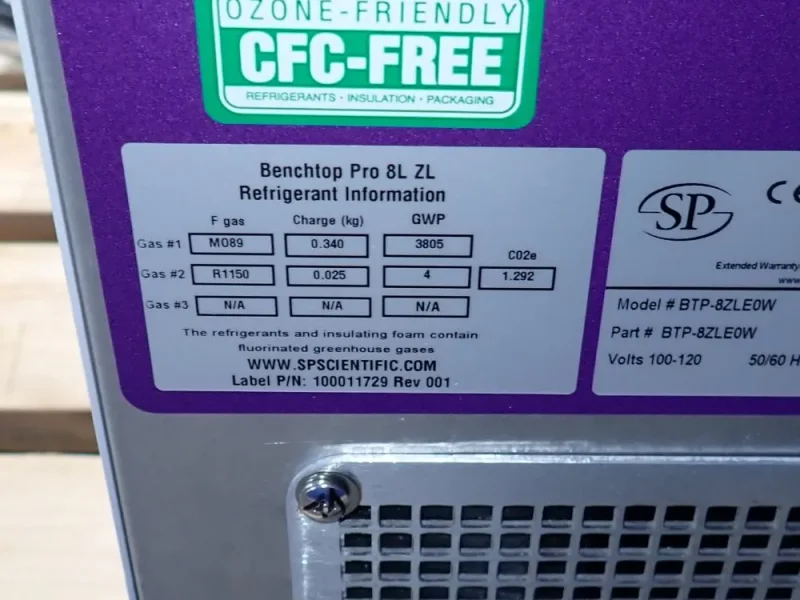 SP SCIENTIFIC 12" X 12" X 6" BENCHTOP FREEZE DRYER  -  BTP-8ZLE0W