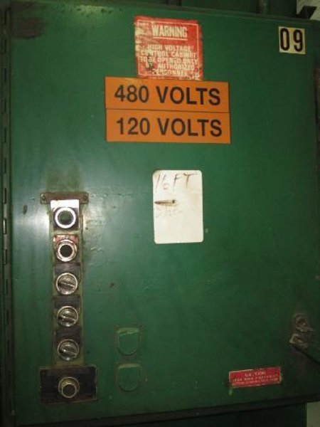 16' X 3/8' PACIFIC HYDRAULIC PLATE SQUARING SHEAR: STOCK 58243