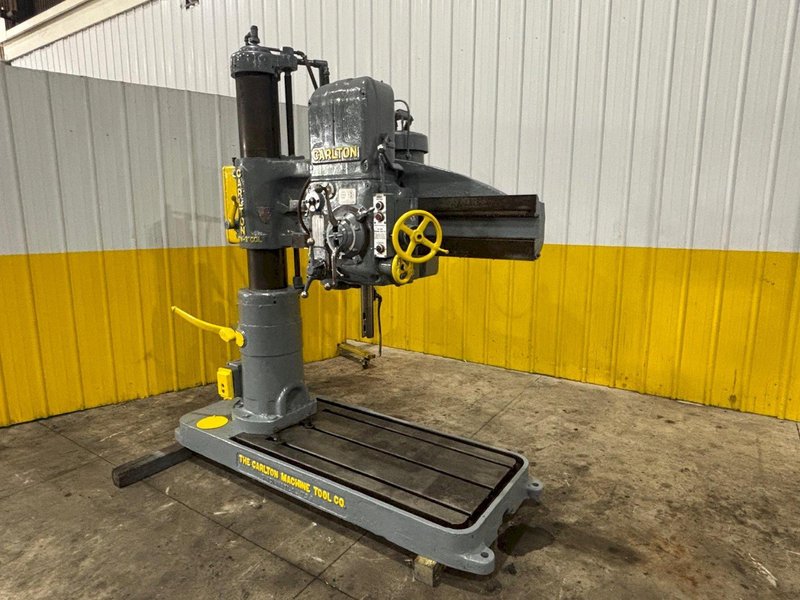 4&#039; ARM x 9&quot; CARLTON MODEL #1A POWER RADIAL ARM DRILL: YOBRO #24007