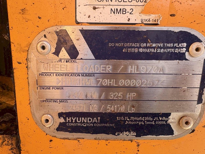 2023 Hyundai HL970A 000257
