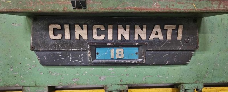 10&#039; X 1/4&quot; CINCINNATI 1810 MECHANICAL POWER SQUARING SHEAR: STOCK #80172