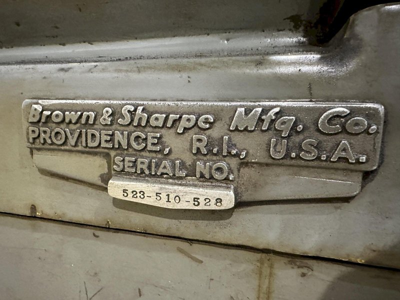 5" X 10"" BROWN &amp; SHARPE MODEL #510 HORIZONTAL HYDRAULIC SURFACE GRINDER: STOCK #22044