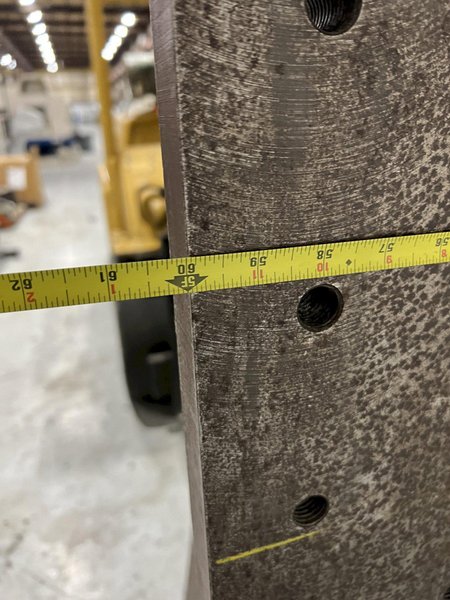 60&quot; x 60&quot; Machine Angle Plate 4&quot; Bolt Hole Spacing