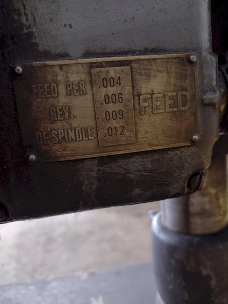 2 SPINDLE 20&quot; ATLAS CLAUSING MODEL #1800 GANG DRILL WITH POWER FEED: STOCK #16676