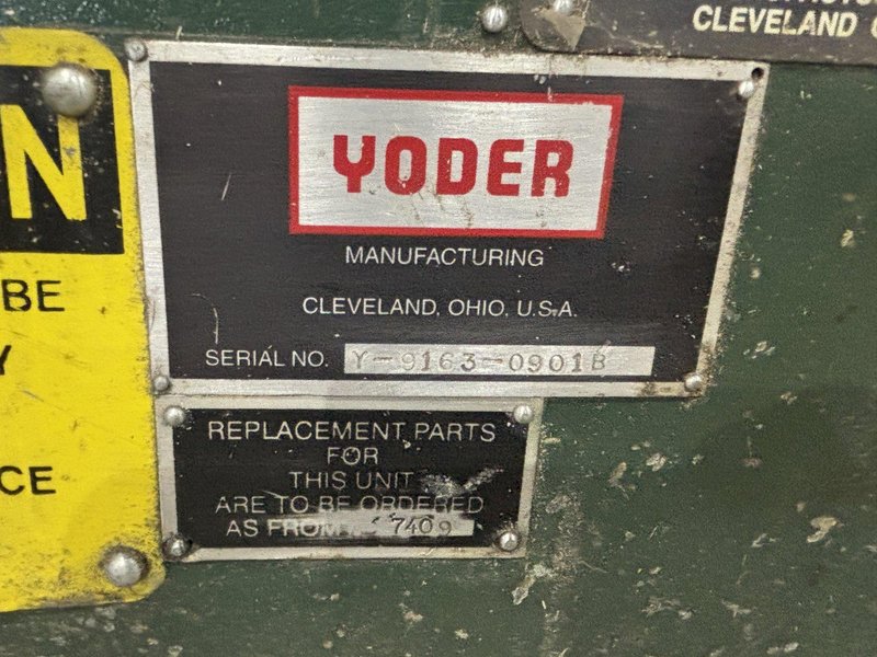 6 STAND X 2&quot; YODER MODEL Q-150 U JOINT DRIVE RAFTED ROLLFORMER, W/ 7 RAFTS &amp; 42  STANDS: STOCK #22634