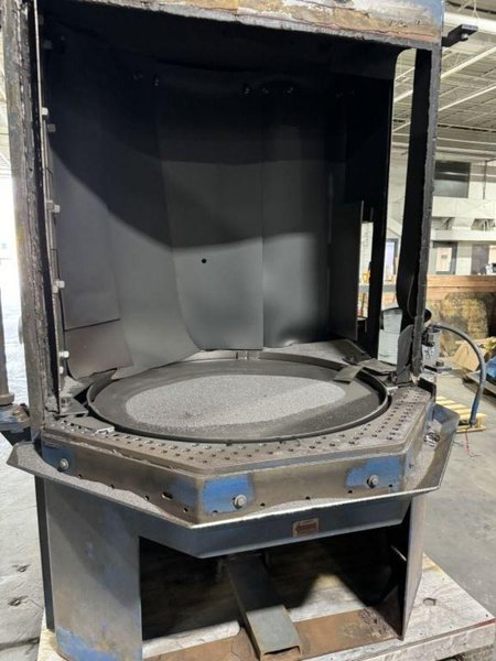 WHEELABRATOR SHOT BLAST TABLE  -  WMT-48 TABLE BLAST