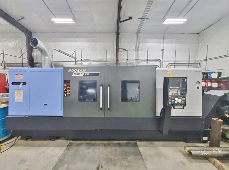 2018 Doosan Puma 5100LC Used CNC Lathe For Sale, Like New