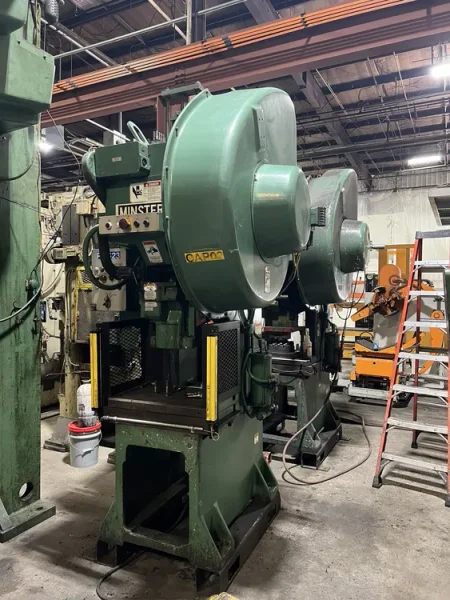 MINSTER 45 TON GAP FRAME SINGLE CRANK PRESS, STOCK# 14291J