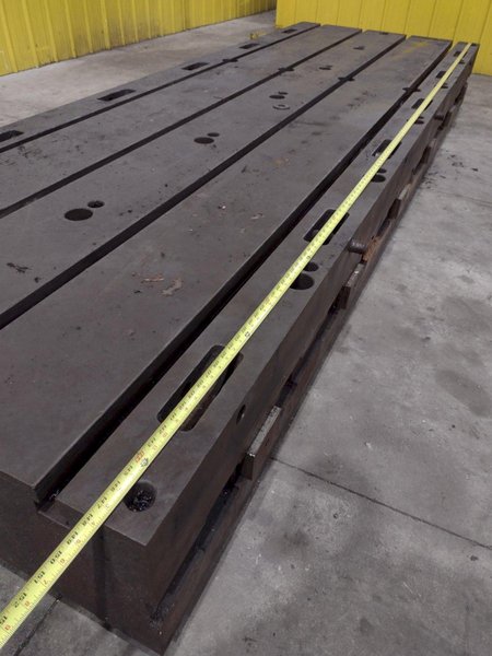 12&#039; X 4&#039; X 14&quot; T-SLOTTED FLOOR PLATE: STOCK  #23502