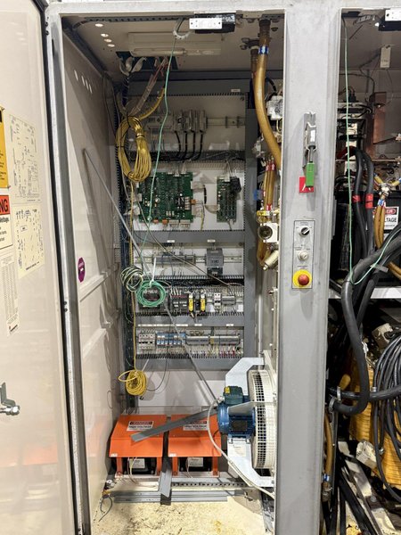 150 KW THERMATOOL MODEL #CF14-1506460 SOLID STATE HF WELDER SYSTEM, THERMAVIEW CONTROLS: YOBRO #24318