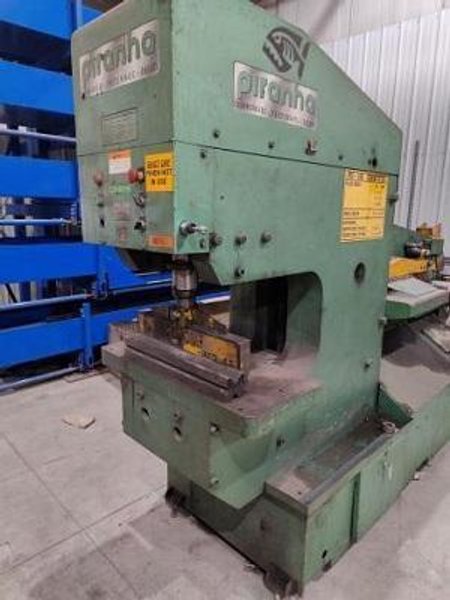 140 TON PIRANHA MODEL #PII HYDRAULIC IRONWORKER