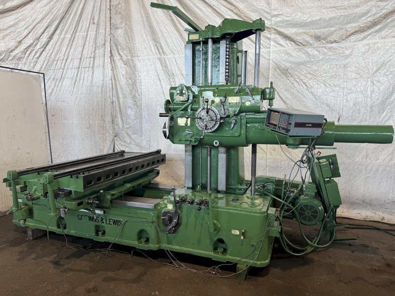 4" GIDDINGS &amp; LEWIS 340-T HORIZONTAL BORING MILL. STOCK # 0668125