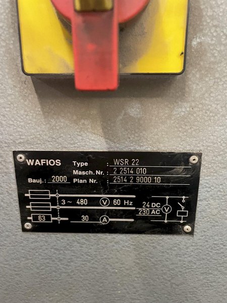 Wafios WSR 22 Ring Roller