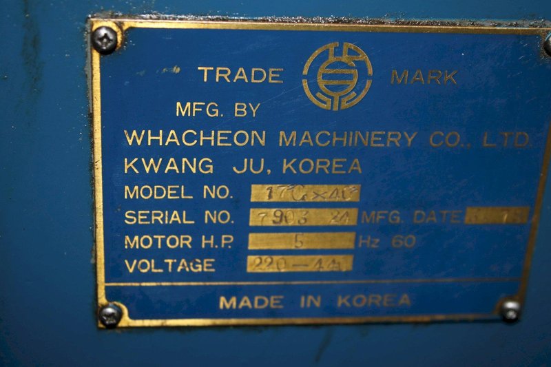 17&quot; X 40&quot; WEBB GAP BED ENGINE LATHE: STOCK #76461