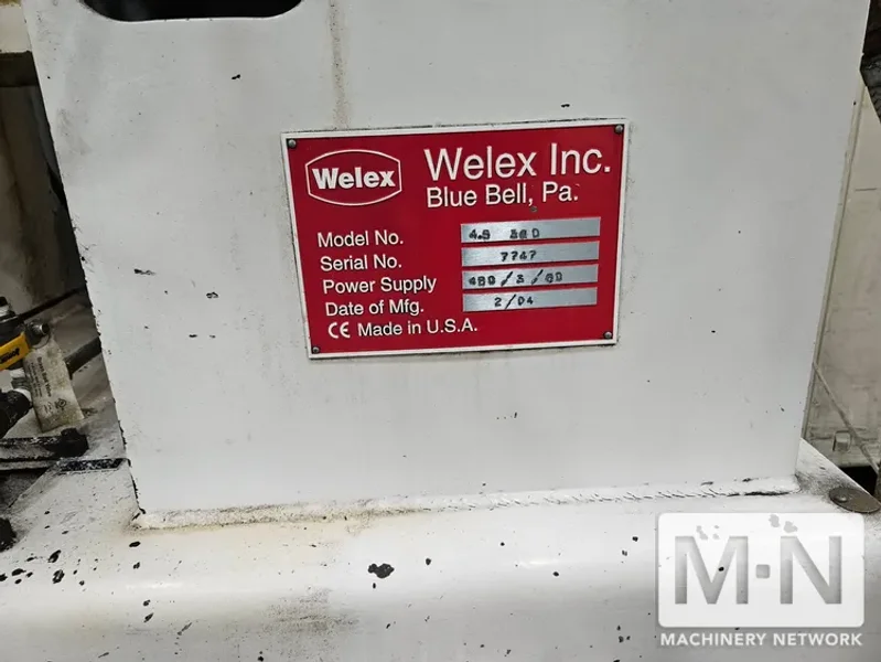 60" WIDE WELLEX SHEET EXTRUSION LINE MFG 2004