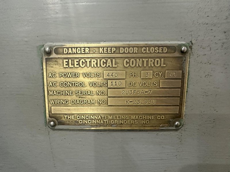 14&quot; x 72&quot; CINCINNATI ROLL CYLINDRICAL GRINDER: STOCK #22532