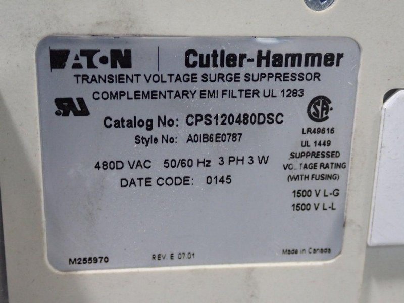 EATON 120kA SURGE PROTECTOR  -  CPS120480DSC