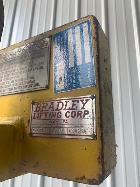 4,000 LB 2 TON X 16" BRADLEY COIL LIFT C HOOK: STOCK #15248