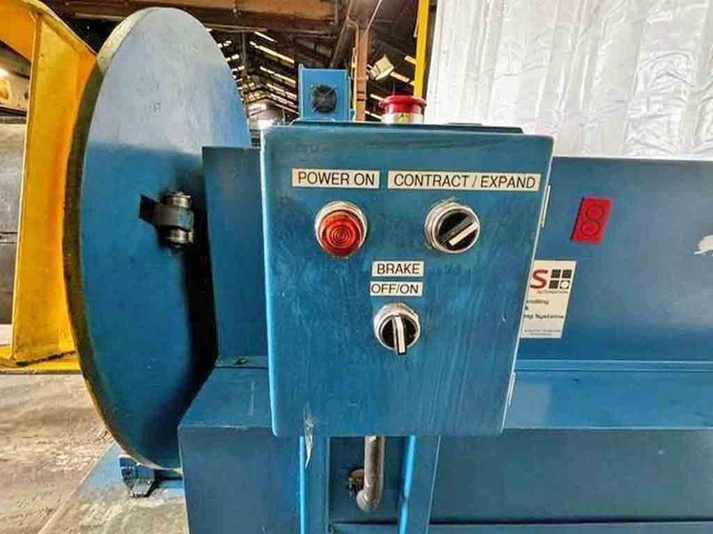 4,000# x 12" CHS Uncoiler w/Littell Straightener