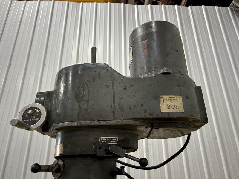 3 HP KING MODEL #942VS RAM TYPE VERTICAL MILLING MACHINE: STOCK #23625