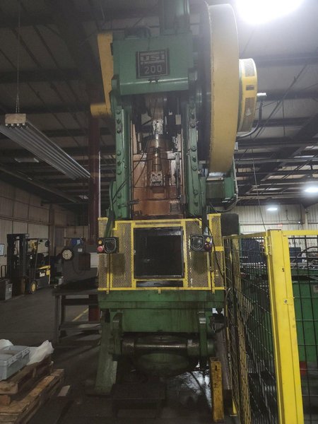 200 TON CLEARING 200 P-701 OBI PRESS. STOCK # 1007325