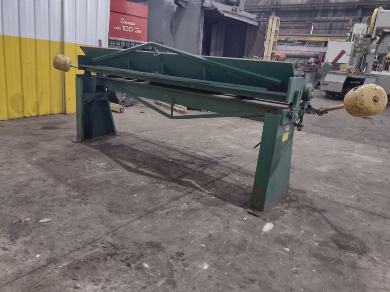 8' X 14 GAUGE NATIONAL MODEL #U6-9614 BOX &amp; PAN FINGER BRAKE: YOBRO #25800