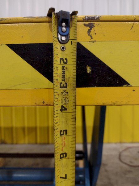 4,000 LBS X 72" X 72" LIFT PRODUCTS MODEL #LPT4W-040-36 SCISSOR LIFT TABLE: YOBRO #24987