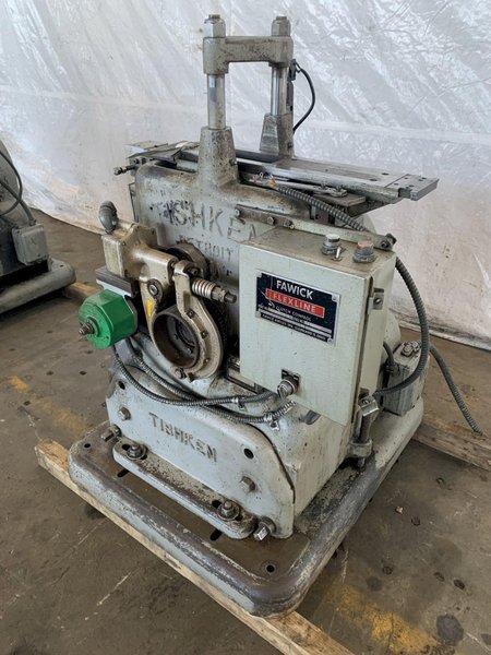 12 TON TISHKEN CUT OFF PRESS. STOCK  # 0257624