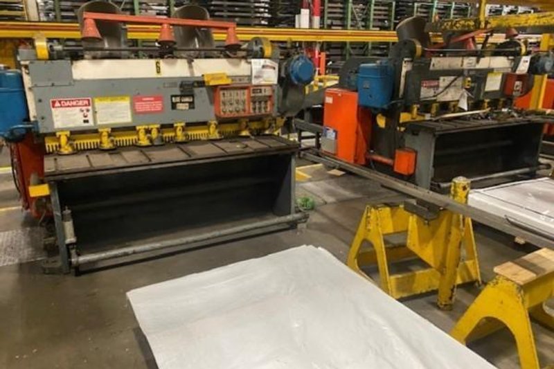 6' X 1/4" CINCINNATI MDL # 1806-R MECHANICAL SQUARING SHEAR