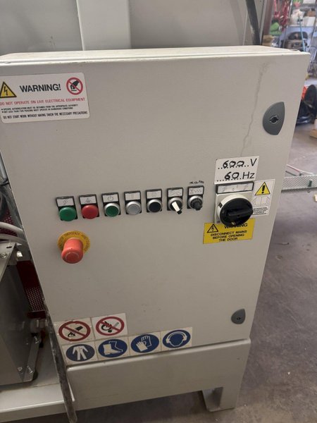 2015 CONSTRUZIONI NAZZARENO MODEL #201M WOOD &amp; SAW DUST BRIQETTER LOG EXTRUDING PRESS: YOBRO #24462