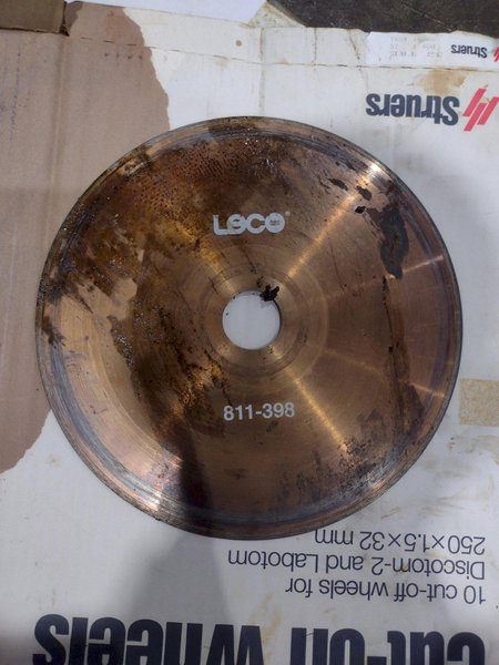 STRUERS DISCOTOM-5 PRECISON ABRASVIE CUTOFF SAW: YOBRO #25432