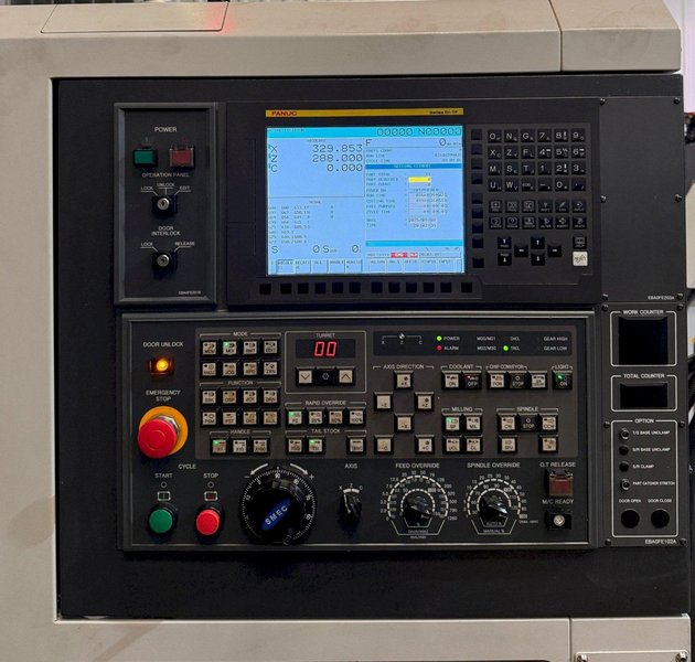 Samsung SMEC SL-2000M CNC Turning Center – 2020 C Axis Live Tool Lathe