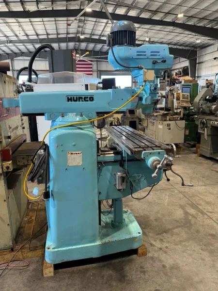 HURCO SM-1 Vertical Milling Machine 3 H.P. DRO #8151