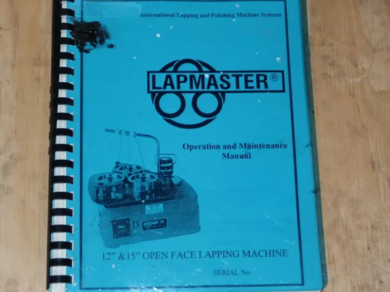 LAPMASTER 15" LAPPING MACHINE  -  15