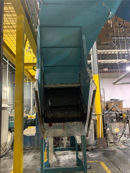Bunting Used Incline Conveyor with Metal Separator, 22&#039; Long x 25&quot; Wide