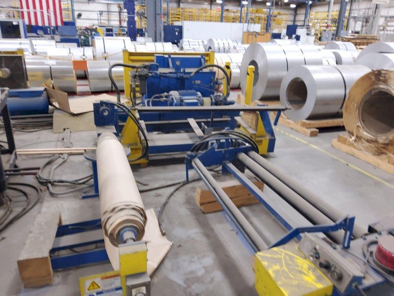 48″ X 20,000LBS X .80″ HERR VOSS CUT-TO-LENGTH LINE W/PRECISION LEVELER