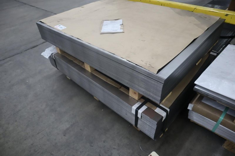 Steel Sheet Material, (2) Stacks of CRS .0598" x 48" x 36", (250 pcs Total)- Auction Item