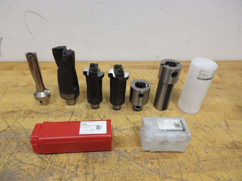 Komet ABS 50 &amp; 63 Adapters, Drill Bodies, Boring Head Holders ***Look Unused, Some Packaged***- Auction Item