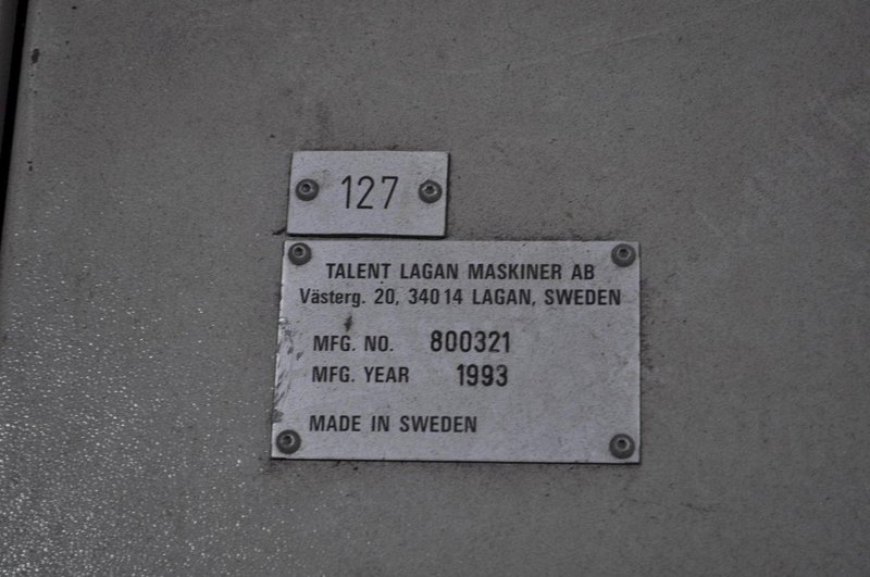 10,000 Lb X 40&quot; X .118&quot; Talent Cut to Length Line