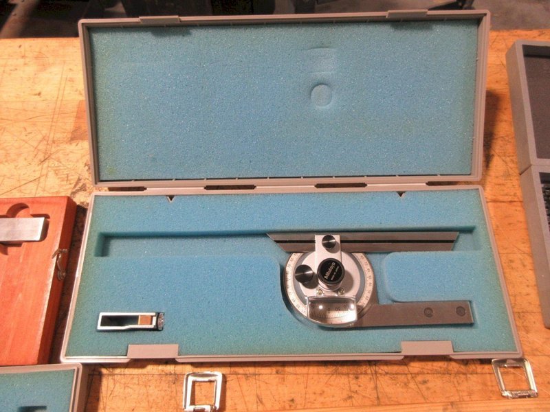 Mitutoyo, Starrett and Other Precision Protractors and Squares- Auction Item