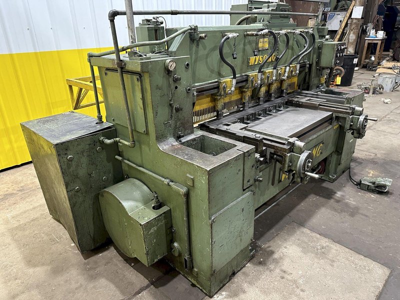 4' x 3/16" WYSONG MODEL #748 MECHANICAL POWER SHEAR: STOCK #19041