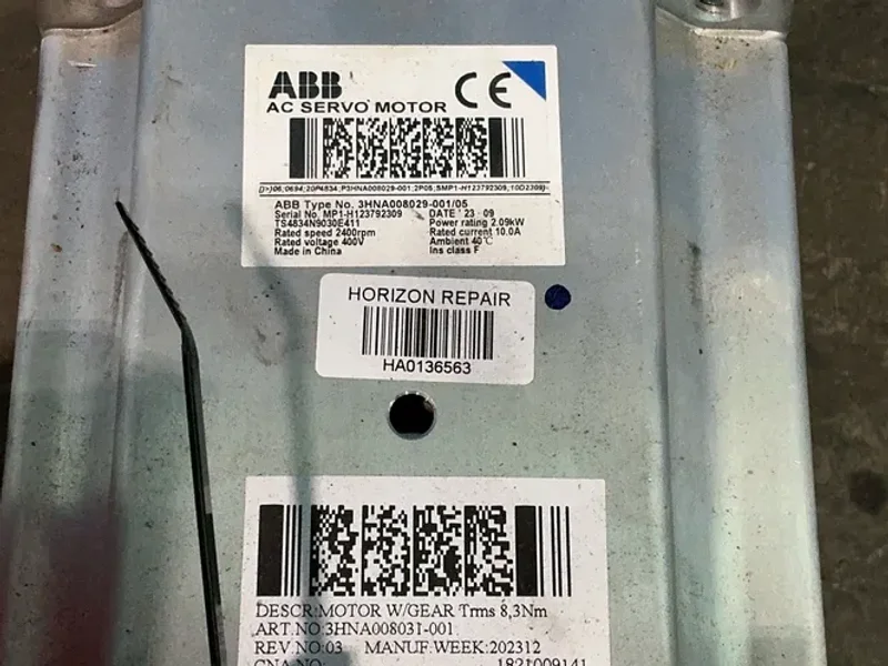ABB Ac Servo Motor - 3hna008029-001 / Ts4834n9030e411