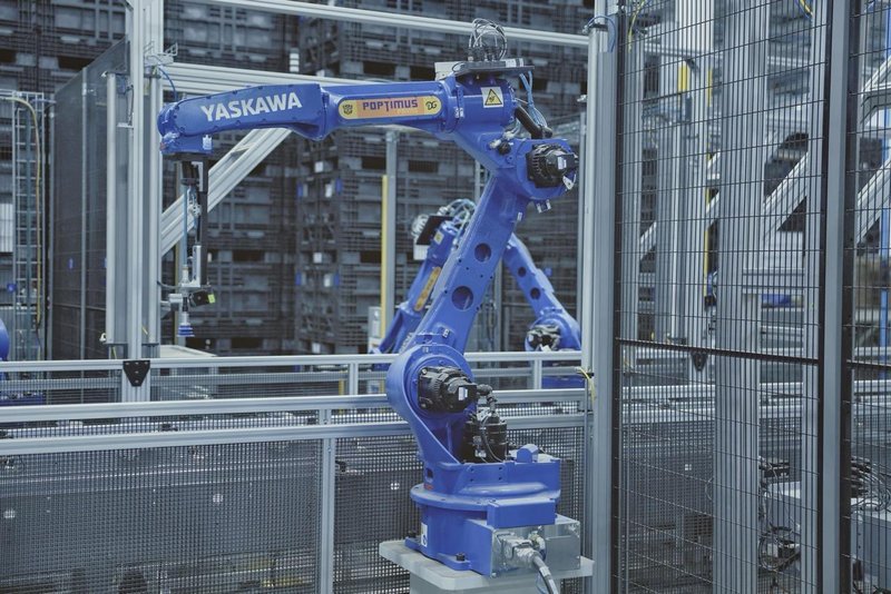 Yaskawa Motoman GP25-12 Robots (4) – YRC1000 Controllers, Mech-Mind 3D Vision, Bin Picking, Integrated Safety Cells, 2022